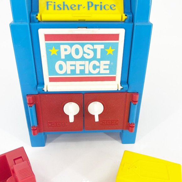 Fisher Price Vintage Post Office Playset 1989 #2020 Incomplete See Pics - Picture 6 of 11